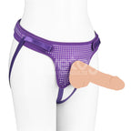 Easy Strap On Harness Polka Dot Purple > Dildos > Strap On Harnesses