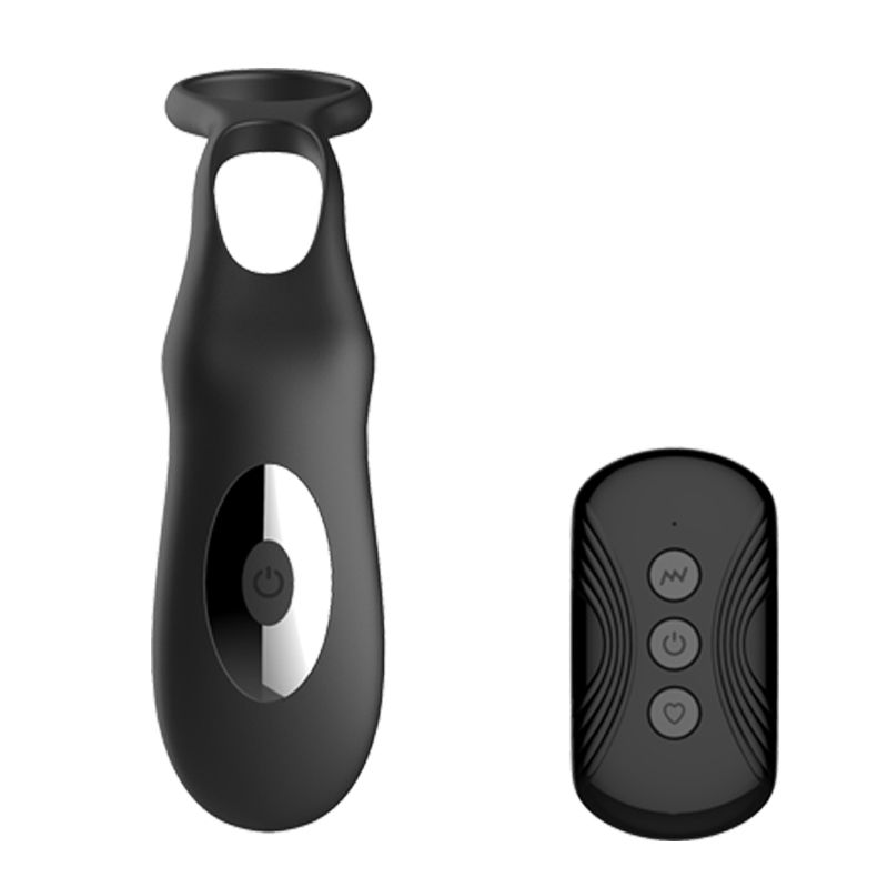 Thrusting Silicone Butt Plug with Cockring and Remote – Waterproof Remote-Controlled Butt Plug ANAL TOYS