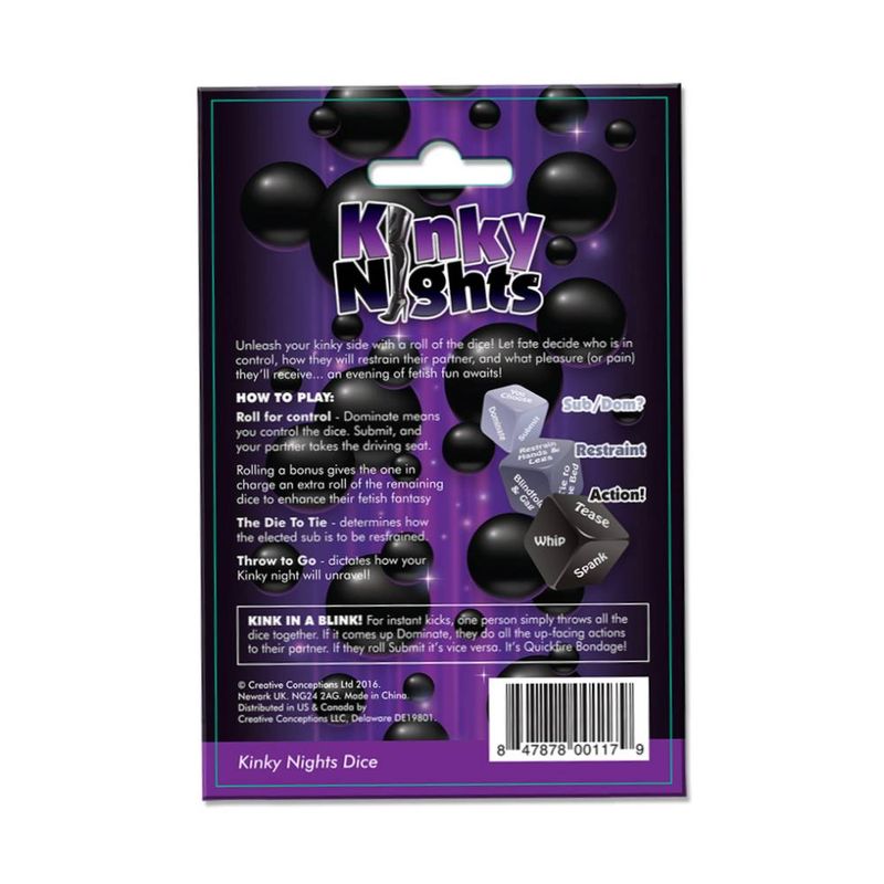 Kinky Nights Dare Dice for Exciting Adult Game Nights Games