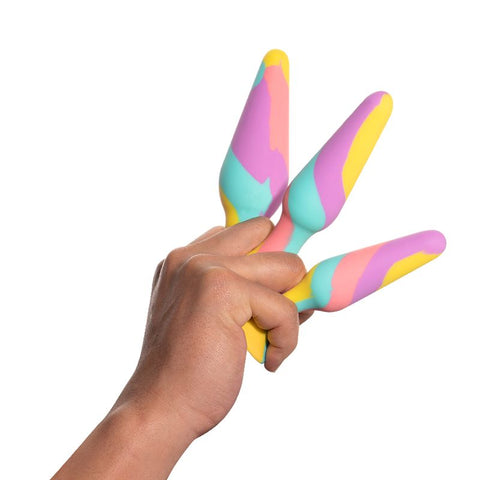 TriPlugs 3 Piece Silicone Anal Training Kit for Beginners and Experienced Users > Anal Range > Butt Plug Kits