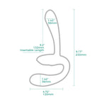Sapphi Detachable Strapless Strap-on Double Vibrator by Arosum > Dildos > Strapless Strap Ons