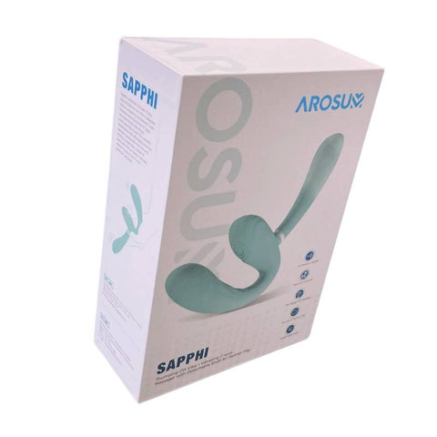 Sapphi Detachable Strapless Strap-on Double Vibrator by Arosum > Realistic Dildos and Vibes > Strapless Strap Ons