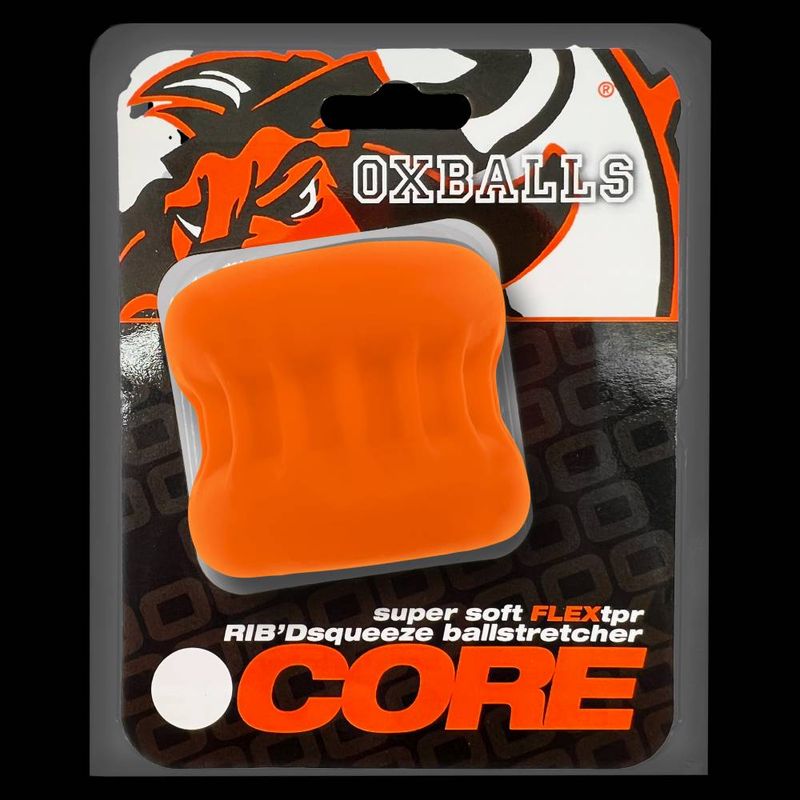 Core Grip Squeeze Ball Stretcher Orange Ice > Sex Toys For Men > Ball Stretchers