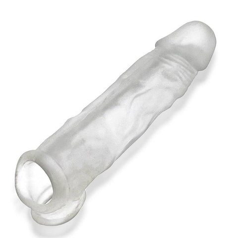 Dicker Ultra-Slim Cocksheath Clear Ice 7.5 Inch Length Clear SLEEVES