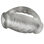 Masterjack Double Penetration Clear Ice - Double Ended Stroker > Sex Toys For Men > Masturbators > Manual