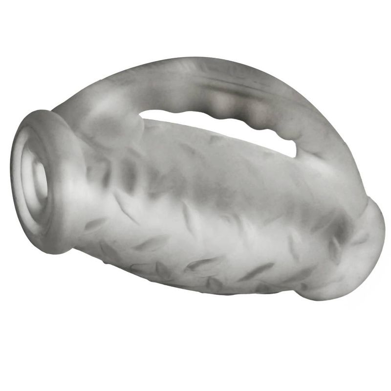 Masterjack Double Penetration Clear Ice - Double Ended Stroker > Sex Toys For Men > Masturbators > Manual