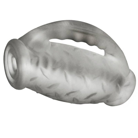 Masterjack Double Penetration Clear Ice - Double Ended Stroker > Sex Toys For Men > Masturbators > Manual