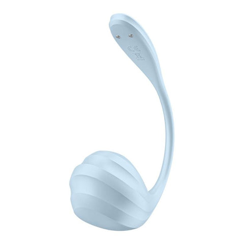 Satisfyer Smooth Petal Wearable App Connect Vibrator Blue Panty Vibrators