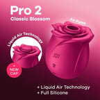 Satisfyer Pro 2 Classic Blossom – Air Pulse Silicone Vibrator > Sex Toys For Ladies > Rose Stimulators