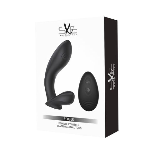 Sxe Roger Remote Control Vibrating and Slapping Anal Dildo Prostate Tools