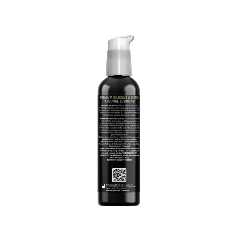 Swiss Navy Hybrid Lubricant 4oz 118ml Water and Silicone Based Intimate Lubricant > Lube > Hybrid