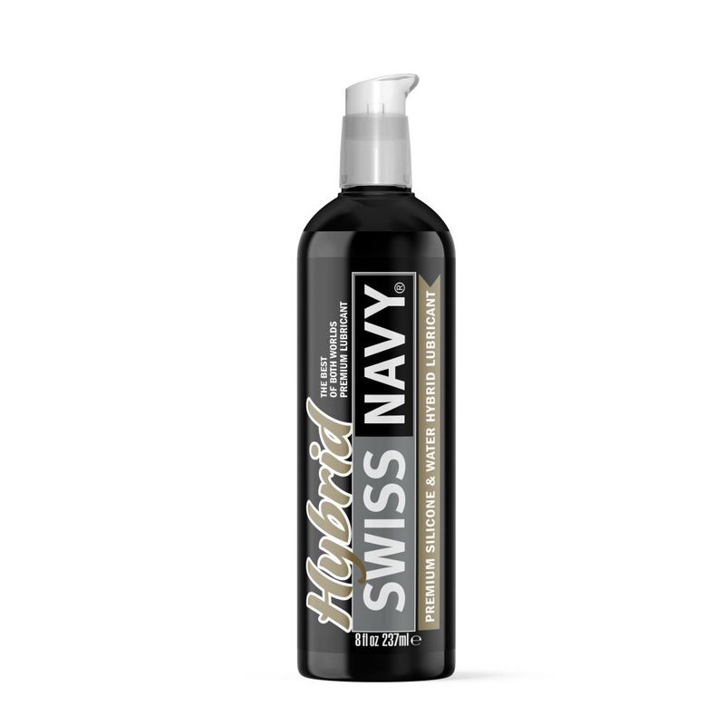Swiss Navy Hybrid Lubricant – Precision-Engineered Silicone and Water-Based Glide 237ml > Lube > Hybrid
