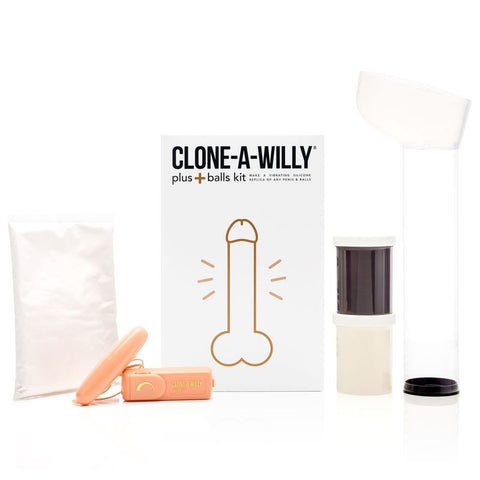 Clone a Willy Plus Balls Kit Deep Skin Tone Vibrating Silicone Replica > Realistic Dildos and Vibes > Mould your own kits