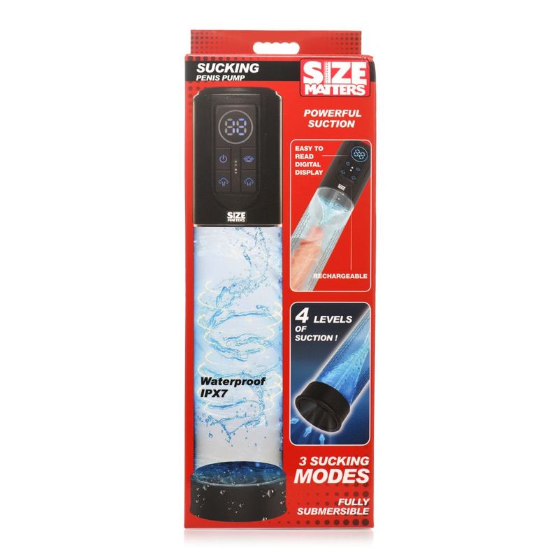 Size Matters Sucking Penis Pump for Enhanced Pleasure and Performance PUMPS Male Electric