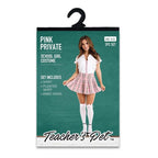 3 Pc Pink Private School Girl Costume > Clothes > Costumes > Womens