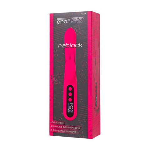 eroTeq G-Spot Rablock Rabbit Vibrator Pink 23.5cm Long VIBRATORS-RABBIT-MULTI