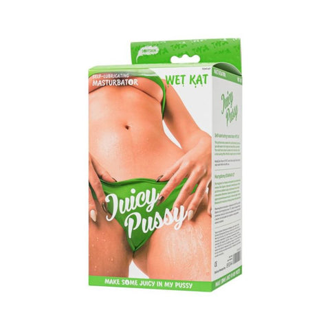 Self Lubricating Masturbator Wet Kat for Enhanced Pleasure Strokers - Manual