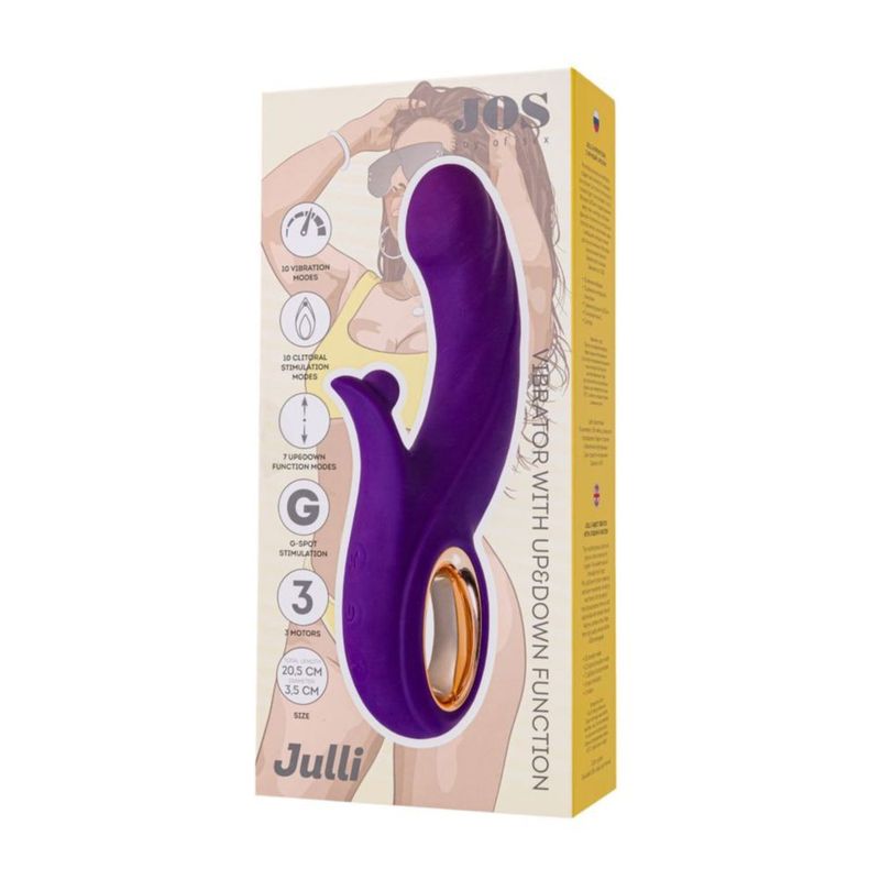 JOS Julli Roller Vibrator with 10 Vibration Modes > Vibrators > Ladies > Rabbit Multi