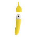Banana Cream Yellow – G-Spot and Air Pulse Vibrator > Sex Toys For Ladies > Air Pulsation