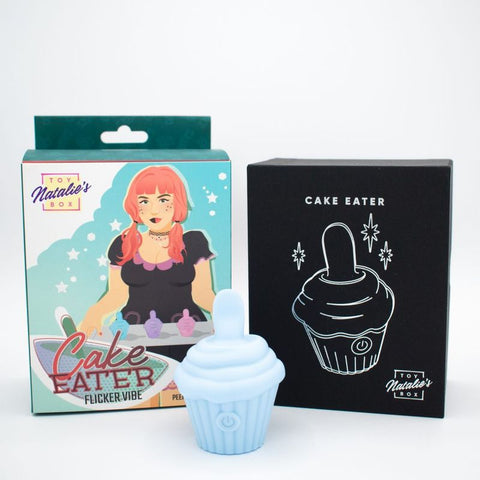 Like A Kitten Cake Eater Blue Clit Flicker Stimulator Toy Finger Stimulator