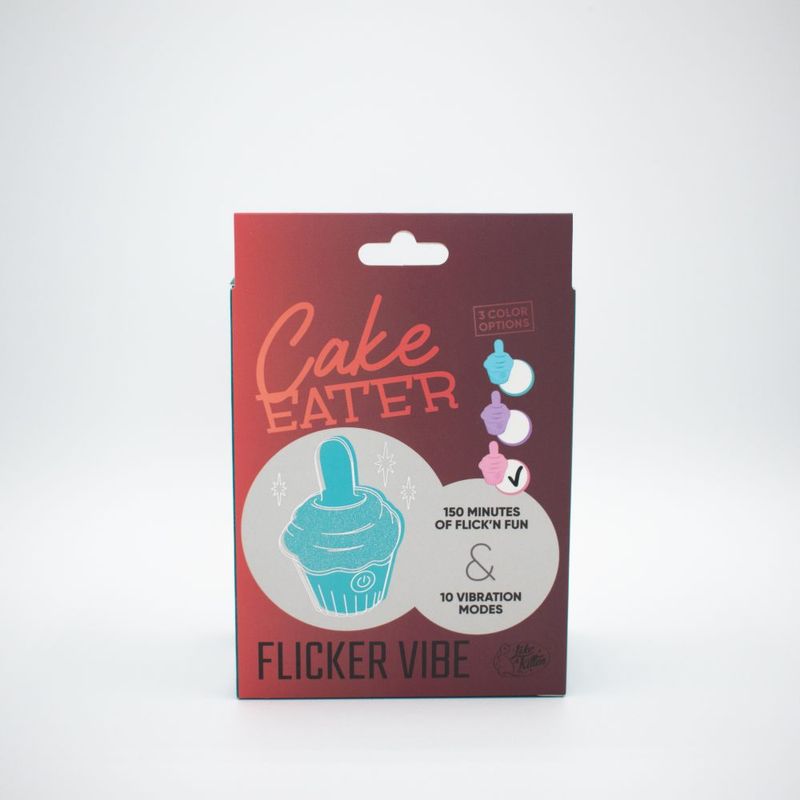 Like A Kitten Cake Eater Blue Clit Flicker Stimulator Toy > Vibrators > Finger Vibrators