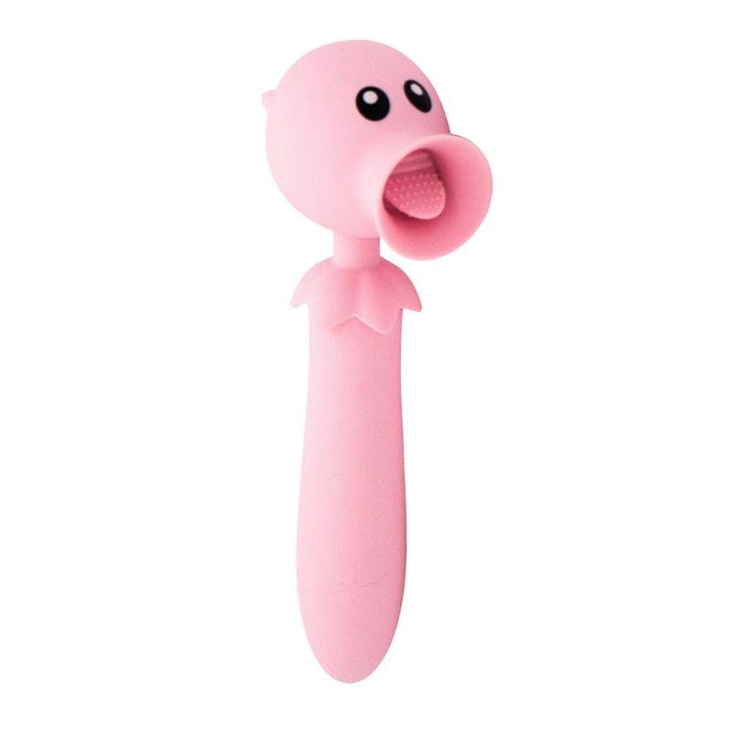 Lick n Stick Pink Clit Flicker and G-Spot Vibrator Toy > Vibrators > Finger Vibrators