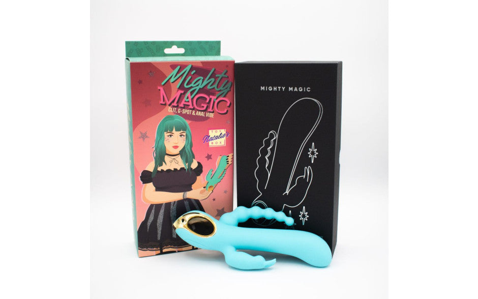 Mighty Magic Clit, G-Spot & Anal Vibrator VIBRATORS-RABBIT-MULTI