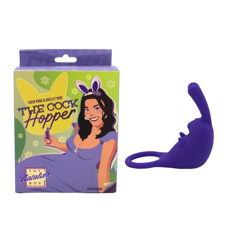 Cock Hopper Vibrating Cock Ring with Rabbit Bullet Stimulator > Sex Toys > Couples Toys