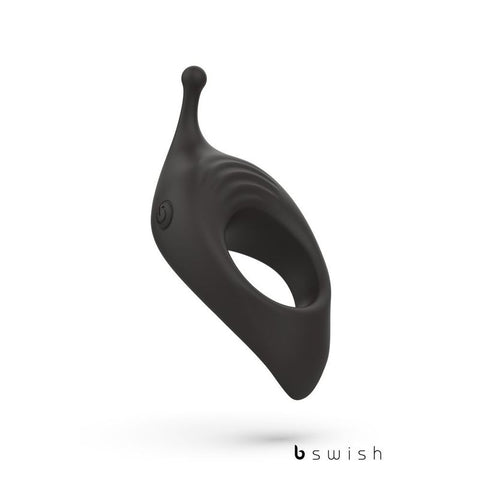 Bcharmed Rhythm Infinite Deluxe Black 15 Vibration Modes Cock Rings Vibrating