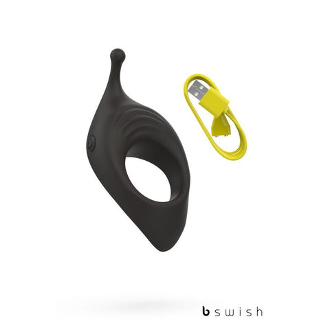 Bcharmed Rhythm Infinite Deluxe Black 15 Vibration Modes Cock Rings Vibrating