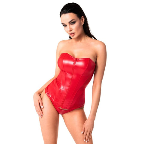 Mysteria Corset Red - Strapless Design Red Large LINGERIE & BODY WEAR