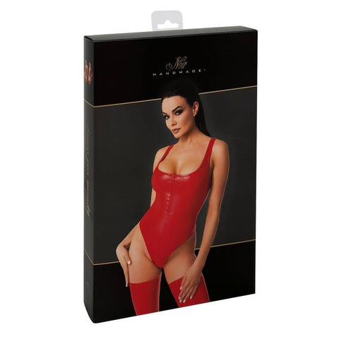 Elysium Body Red Bodysuit Womens Latex