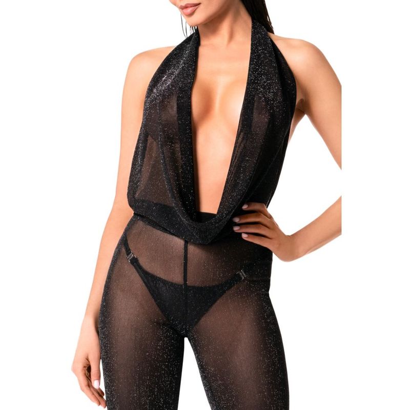 Luminara Overall – Lightweight Sheer Sparkling Jumpsuit > Clothes > Bodies and Playsuits