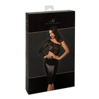 Erotica Midi Dress – Elegant Asymmetric Dress with Lace and Power Wetlook Fabric > Clothes > Dresses and Chemises