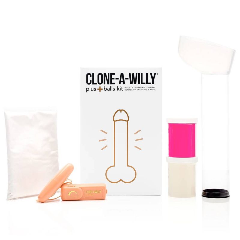 Clone a Willy Plus Balls Kit Hot Pink Vibrating Silicone Replica > Realistic Dildos and Vibes > Mould your own kits