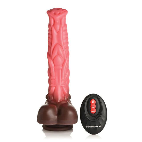 Deluxe Centaur Thrusting & Vibrating Silicone Dildo 9.5 Inch Default Title Fantasy Dongs