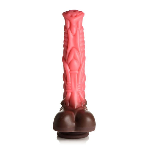 Deluxe Centaur Thrusting & Vibrating Silicone Dildo 9.5 Inch Fantasy Dongs