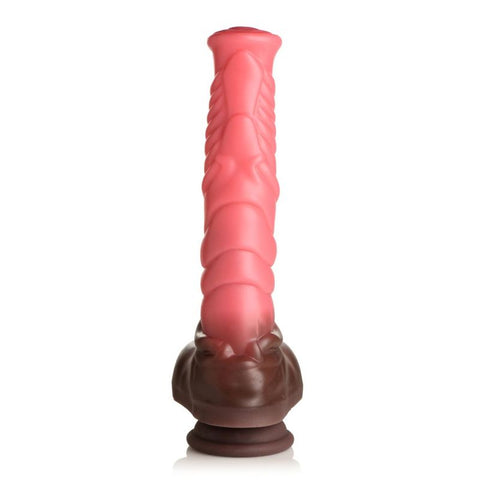 Deluxe Centaur Thrusting & Vibrating Silicone Dildo 9.5 Inch Fantasy Dongs