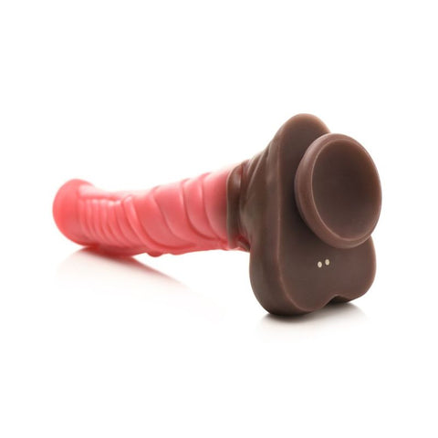 Deluxe Centaur Thrusting & Vibrating Silicone Dildo 9.5 Inch Fantasy Dongs