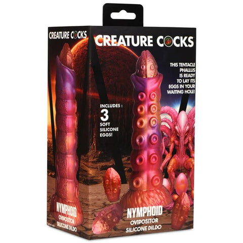 Nymphoid Ovipositor Silicone Dildo 6.5 Inches Long Fantasy Dongs
