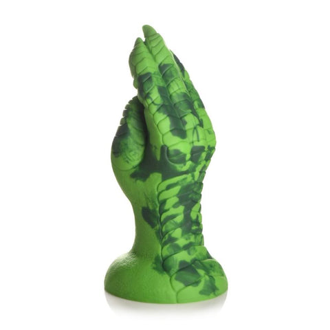 Raptor Claw Fisting Silicone Dildo 8.6 Inches Green Fantasy Dongs