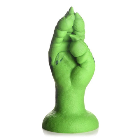 Raptor Claw Fisting Silicone Dildo 8.6 Inches Green Fantasy Dongs