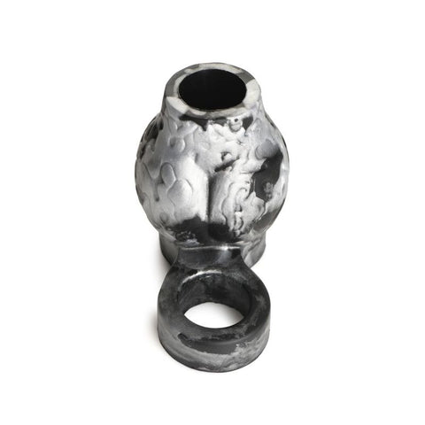Night Prowler Silver Wolf Silicone Sleeve 3.5 Inch Ball Stretcher Ball Stretcher