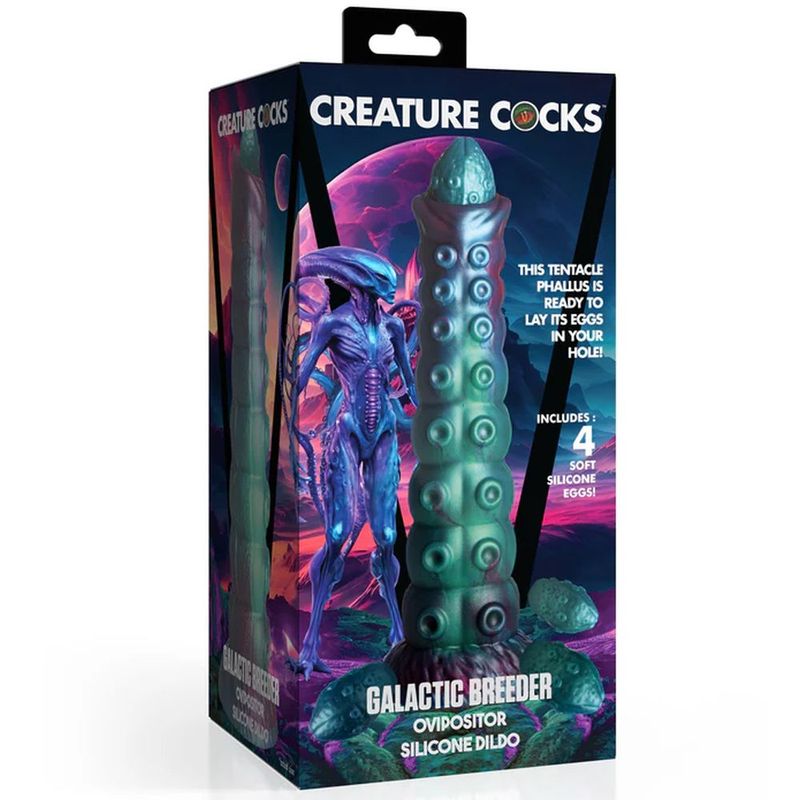 Galactic Breeder Ovipositor (Iridescent) – Silicone Dildo 8.7 Inches > Dildos > Fantasy