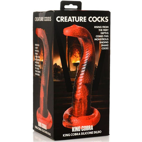 Creature Cocks King Cobra Silicone Dildo – Large Textured 12 Inch Silicone Dildo > Dildos > Fantasy
