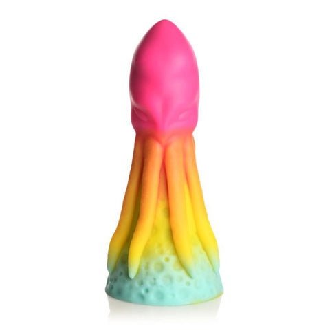 Creature Cocks King Kraken Silicone Dildo 8.1 Inches Multi Fantasy Dongs