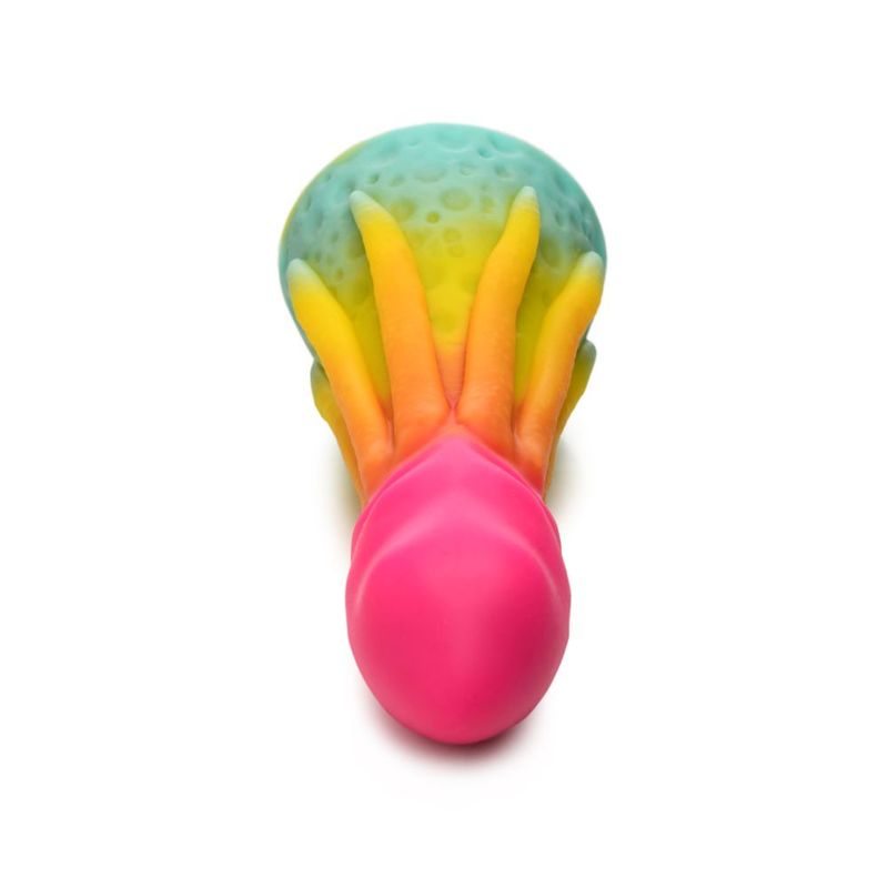 Creature Cocks King Kraken (Rainbow) Silicone Dildo 8.1 Inches – Premium Flexible Dildo > Dildos > Fantasy