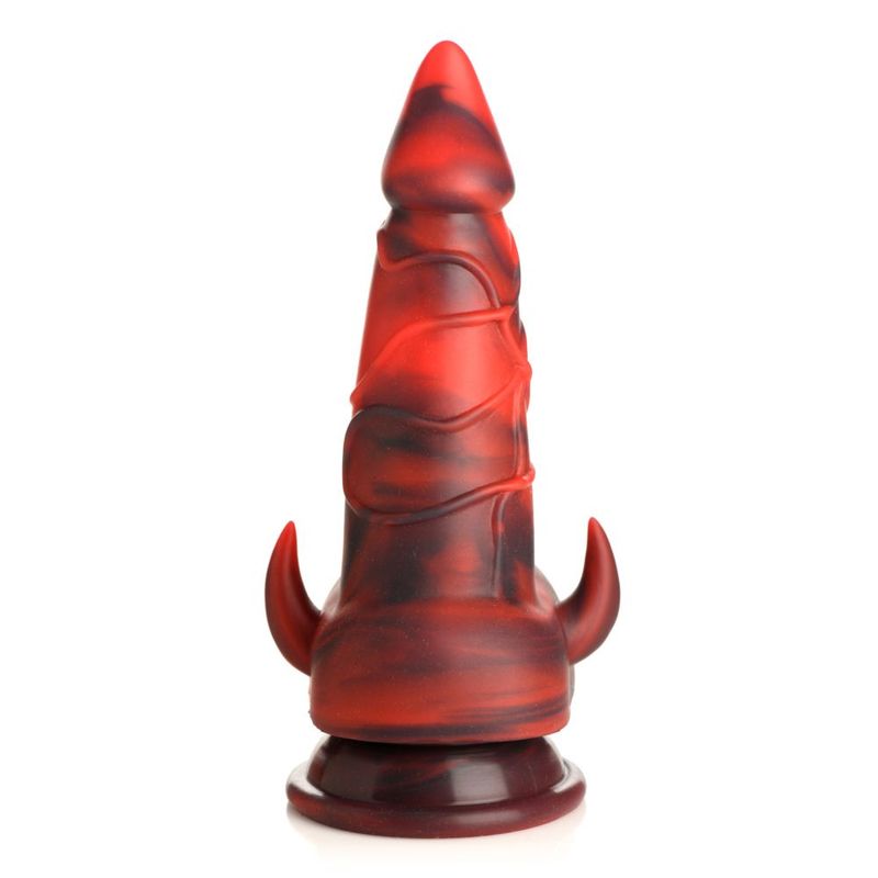 Creature Cocks Horny Devil Demon (Red and Black) 7.5 Inch Silicone Dildo > Dildos > Fantasy