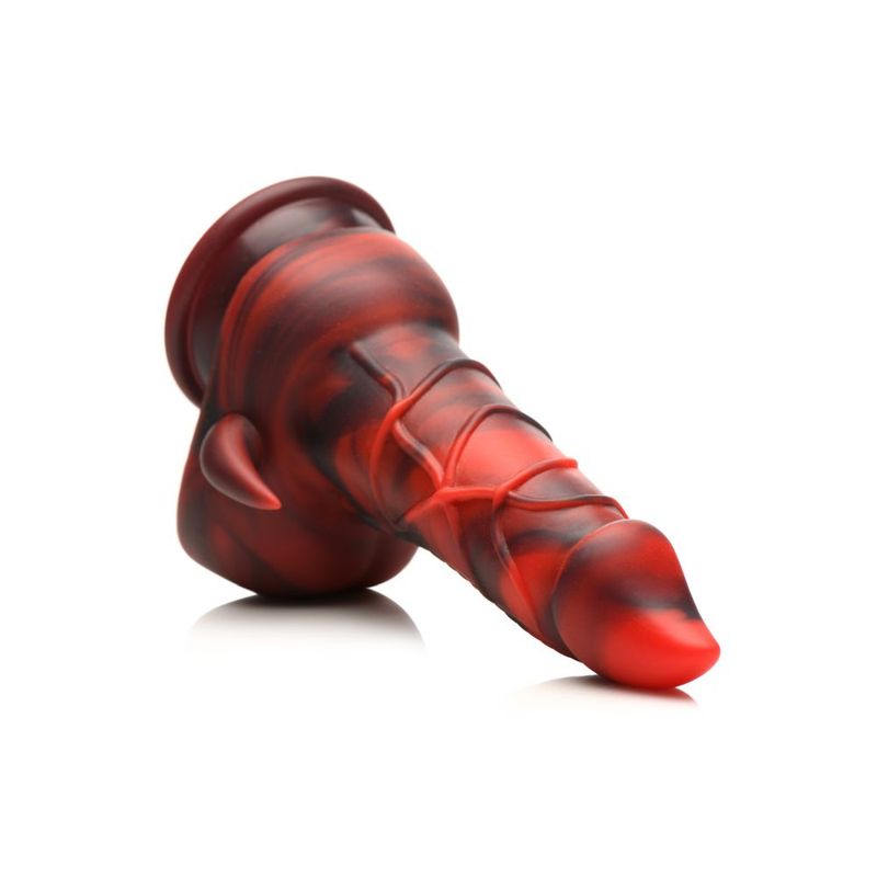 Creature Cocks Horny Devil Demon (Red and Black) 7.5 Inch Silicone Dildo > Dildos > Fantasy