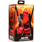 Creature Cocks Horny Devil Demon (Red and Black) 7.5 Inch Silicone Dildo > Dildos > Fantasy